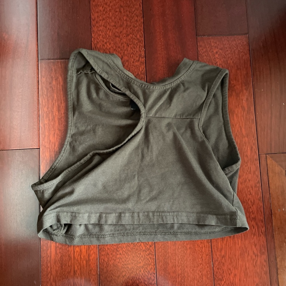 Cider Asymmetrical Crop Top